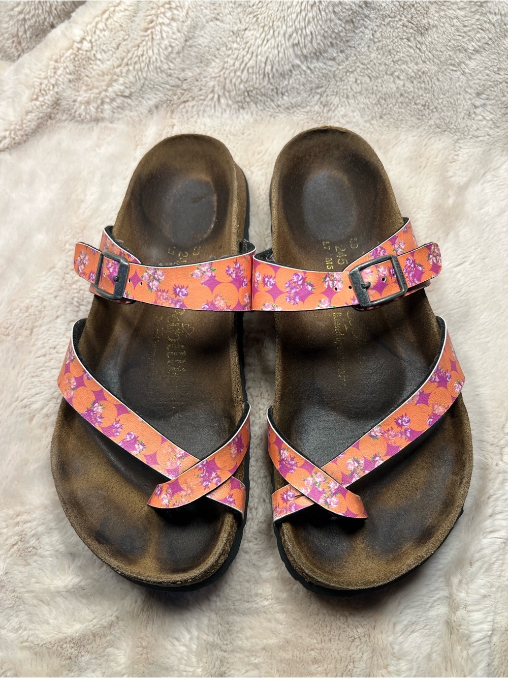 Birkenstock Papillio Tabora women's flat sandals size 7